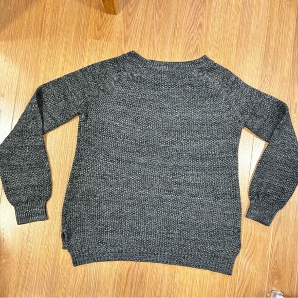 Oak + Fort Dark Grey Oversized Knit Sweater - L - Picture 5 of 12